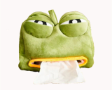Hot Sale Stuffed Plush Frog Toy Tissue Box